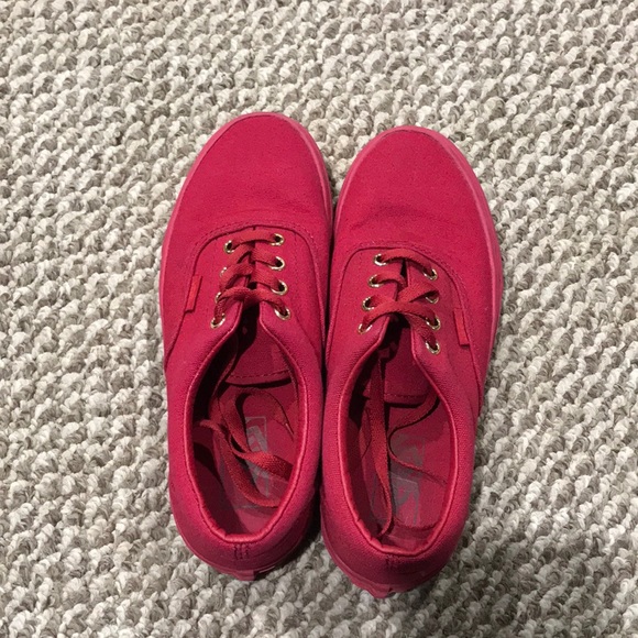 Vans Shoes - all red Vans
